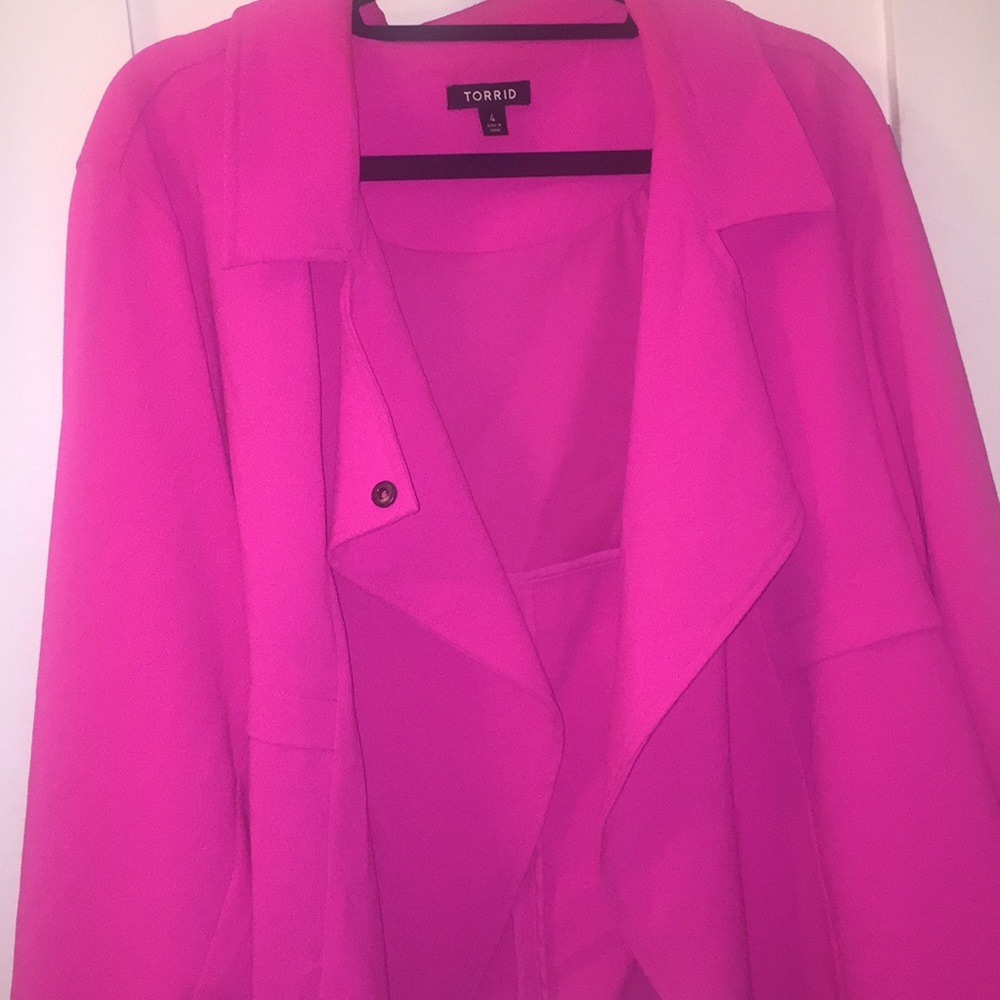 Hot Pink Torrid Motor Cycle Jacket